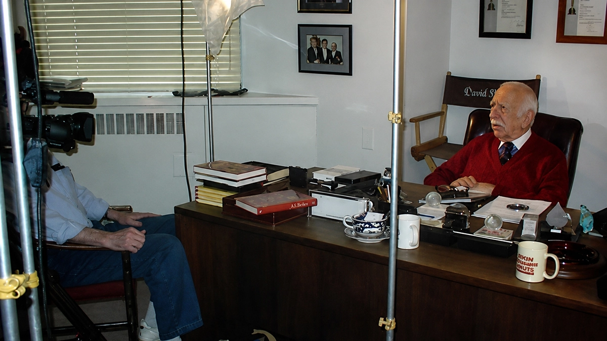 John Mulholland with producer David Brown